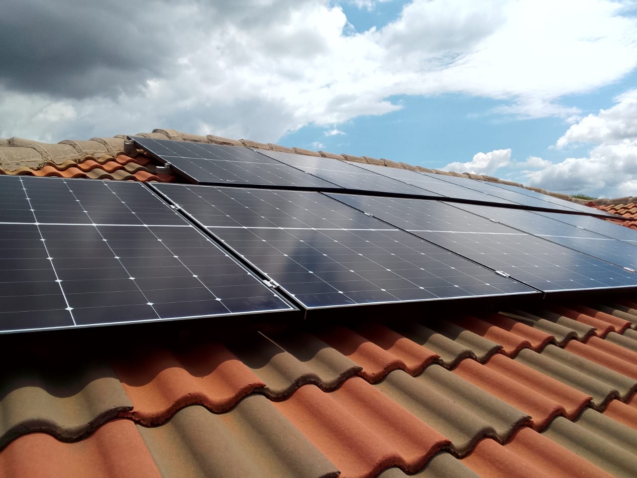 3.5kWh solar system with four panels